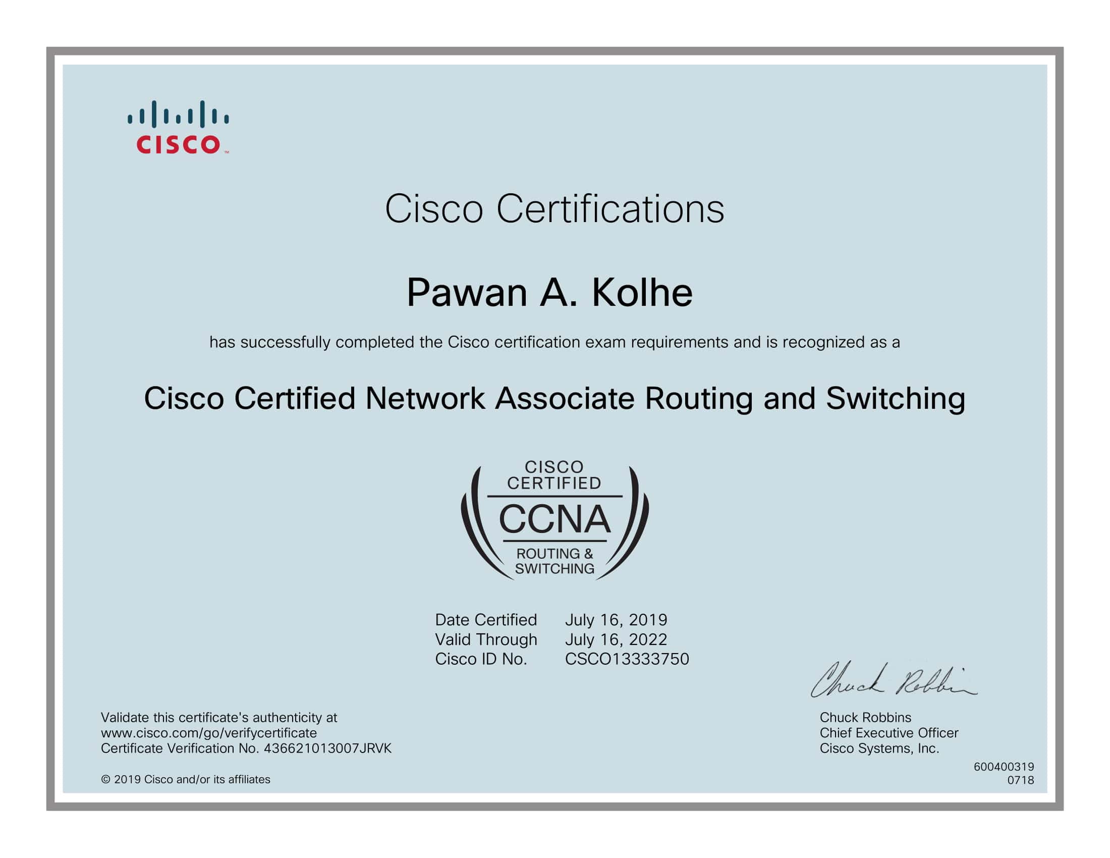 Cisco Certified Network Associate