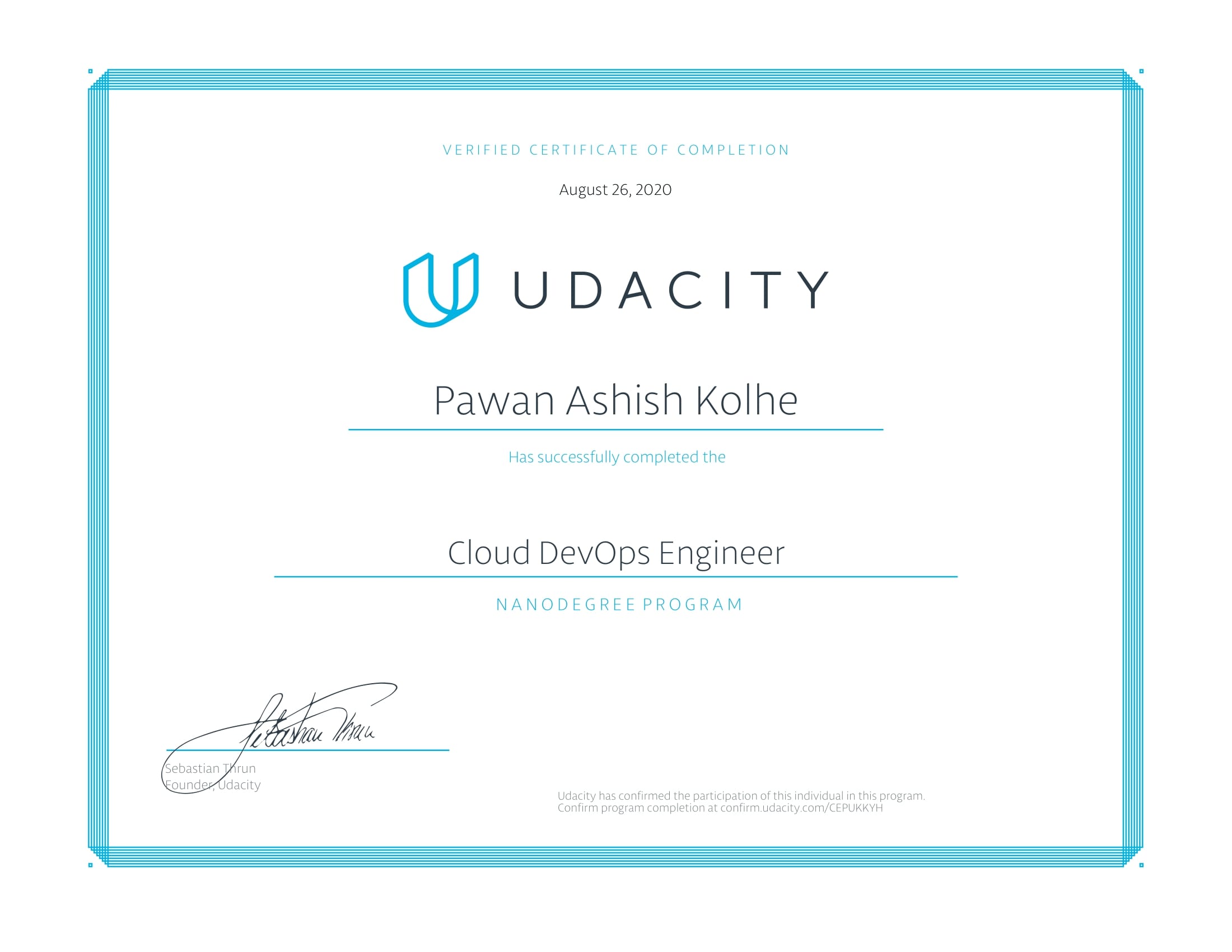 Udacity Cloud DevOps Engineer Nanodegree